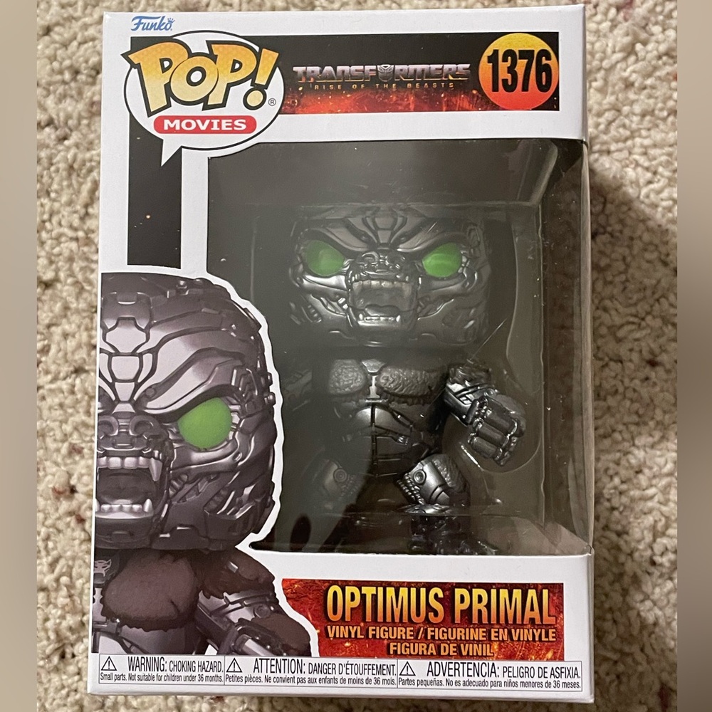 Funko Pop! Optimus Primal Vinyl Figure - Black and Green